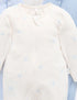Purebaby Pale Blue Bear 4 Pack Zip Growsuit