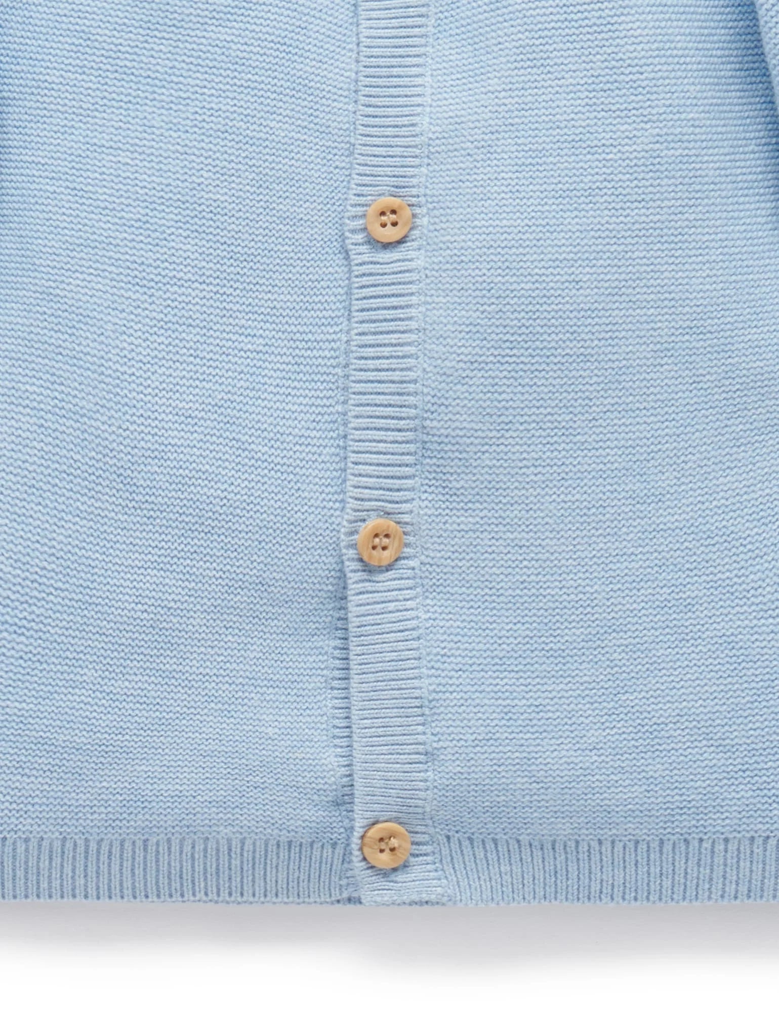 Purebaby Textured Cardigan, Blue