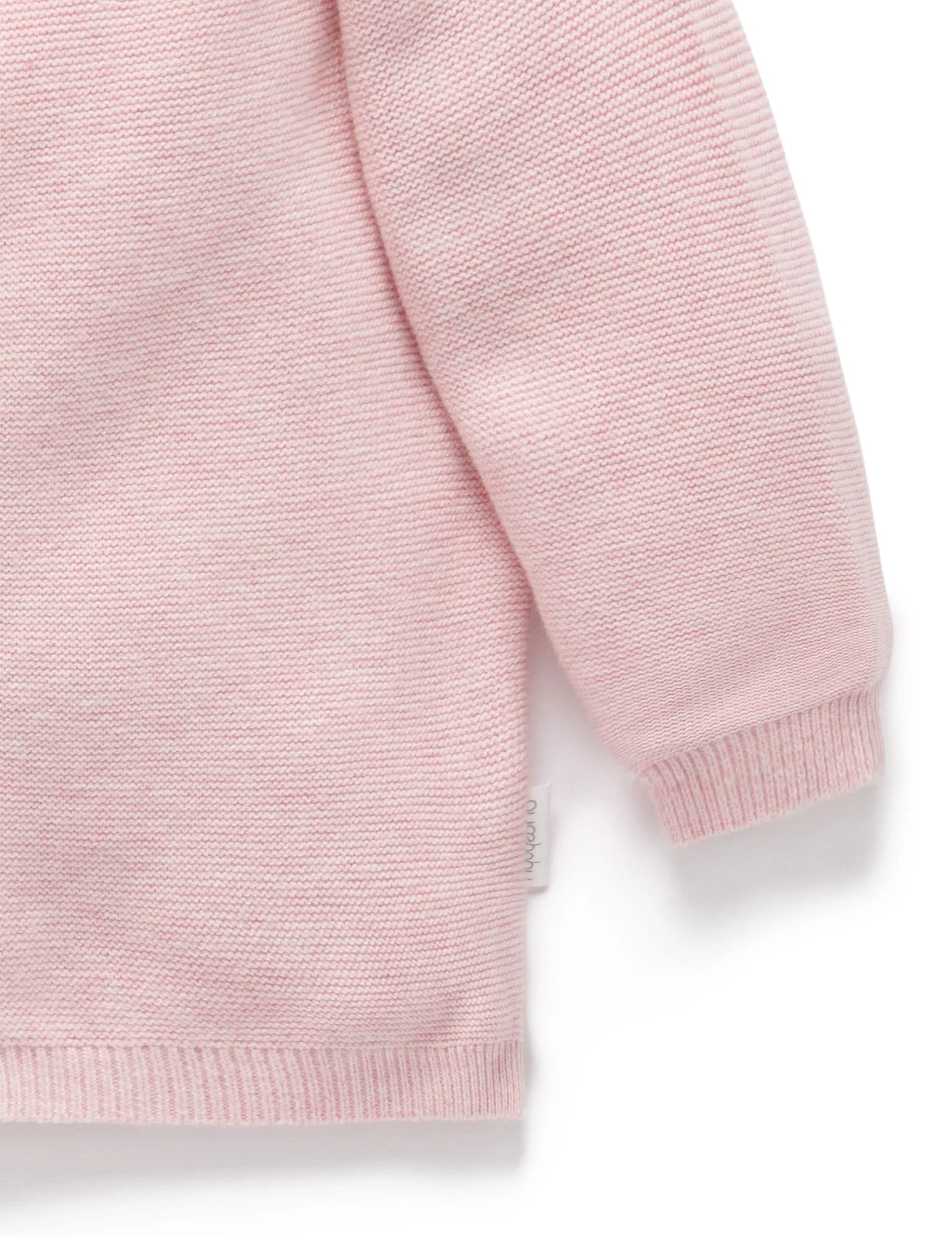 Purebaby Textured Cardigan, Pink