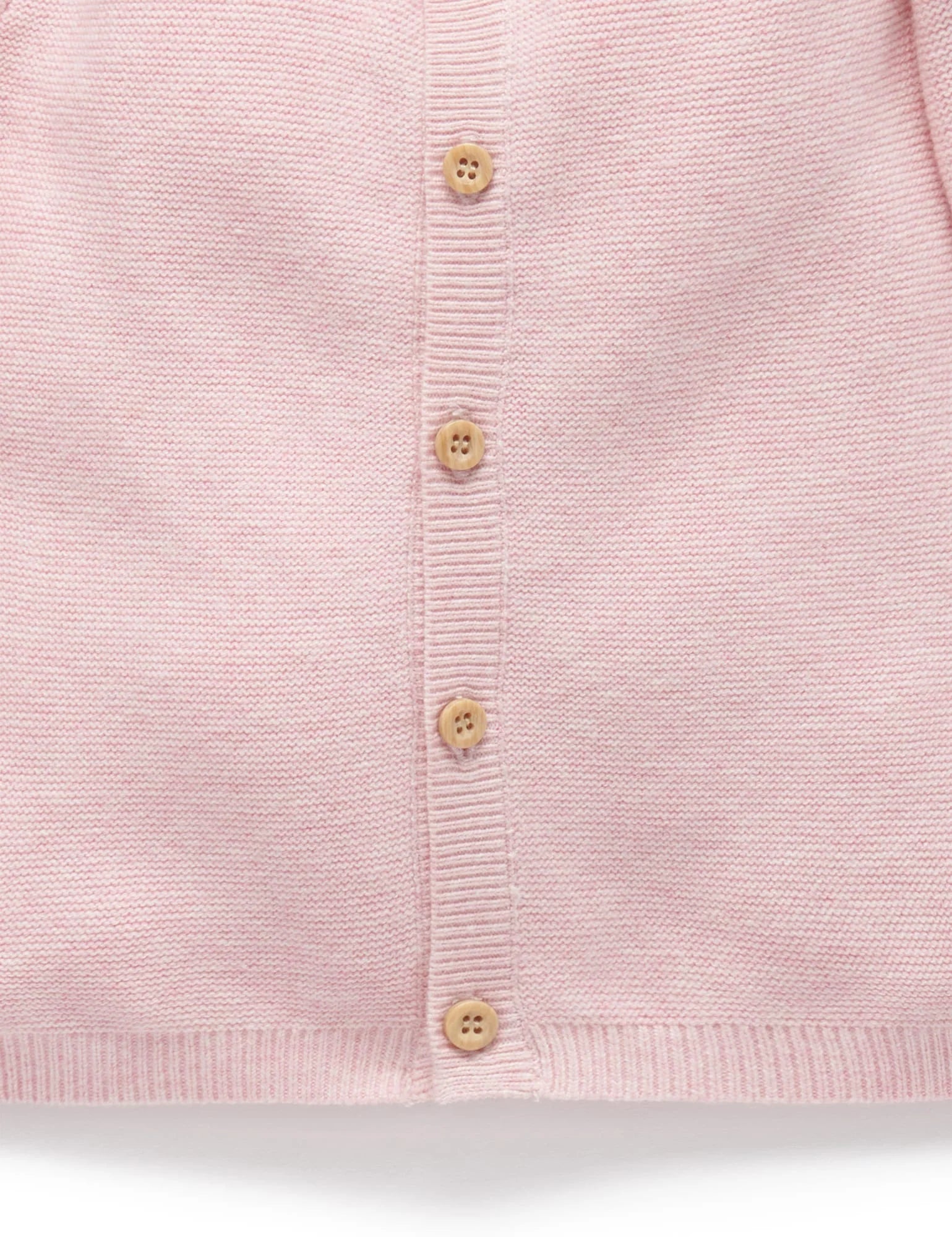 Purebaby Textured Cardigan, Pink