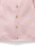 Purebaby Textured Cardigan, Pink