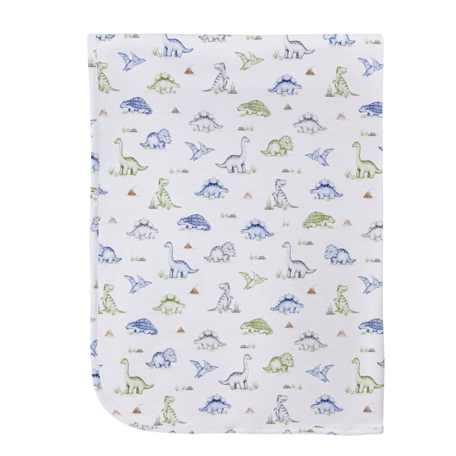 Baby Club Chic Cute Roars Printed Pima Blanket