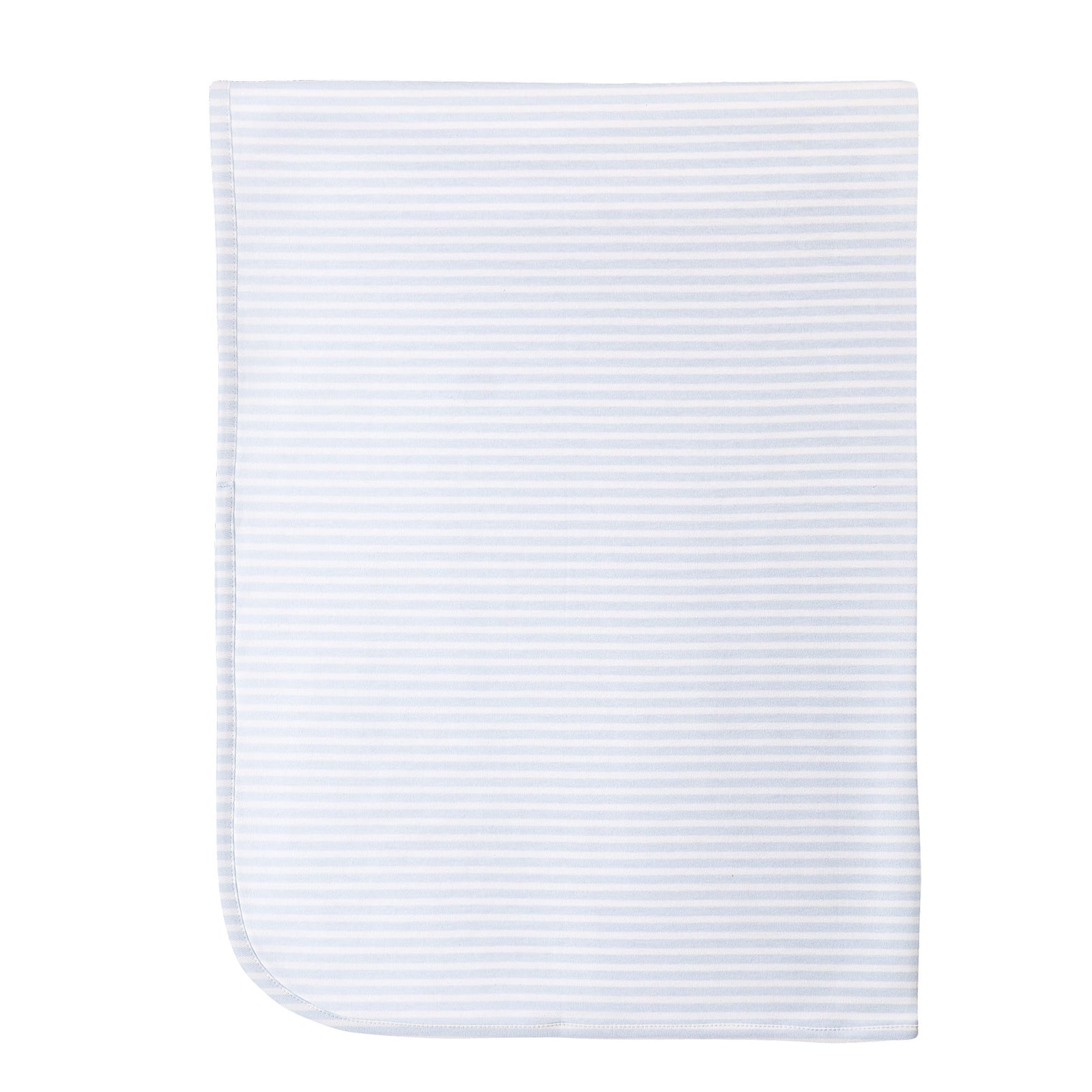 Blue Stripes Printed Receiving Blanket