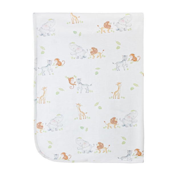 Safari Adventure Printed Receiving Blanket