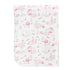 Baby Club Chic Pink Toile Bunnies Blanket 30"x28.5"