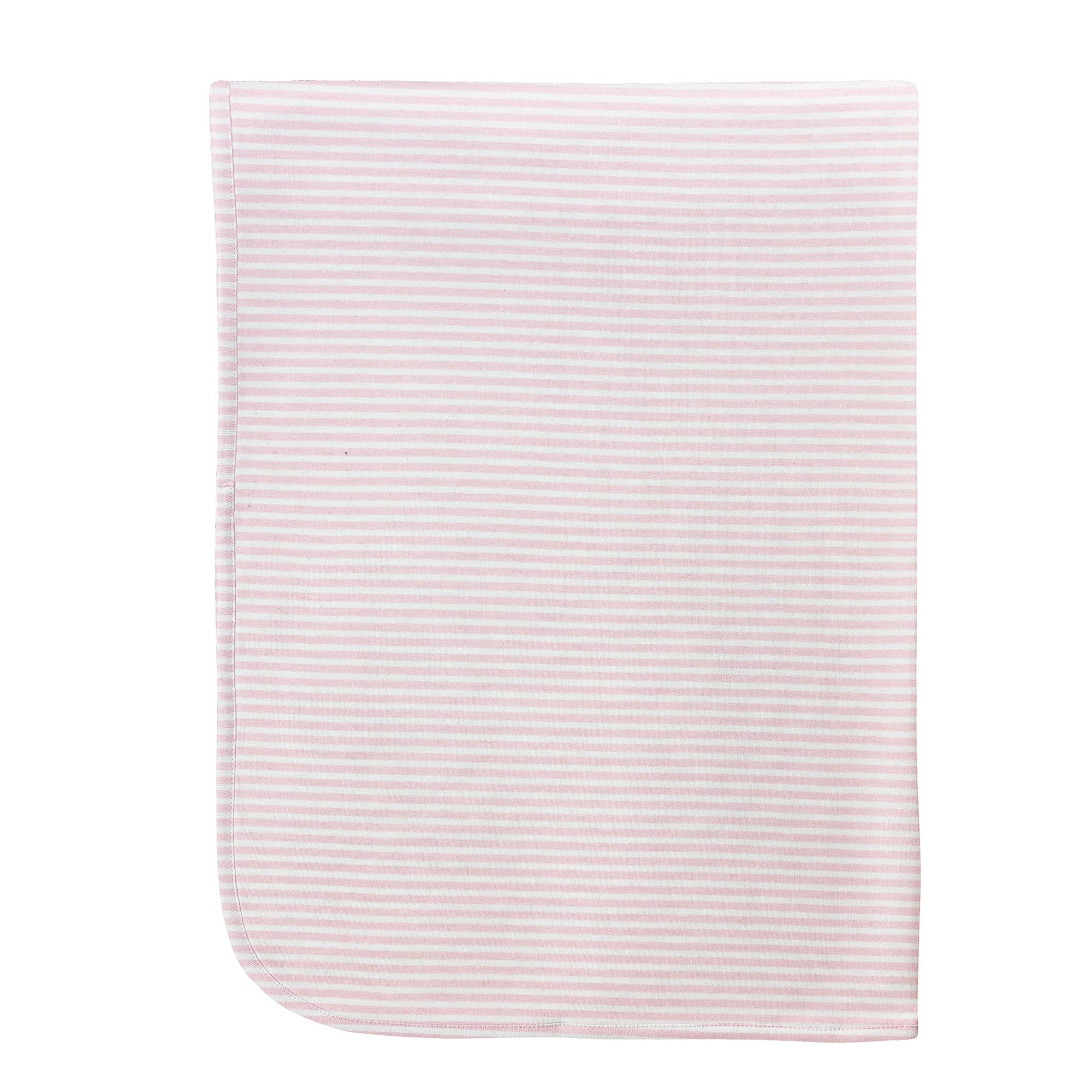 Pink Stripes Printed Receiving Blanket