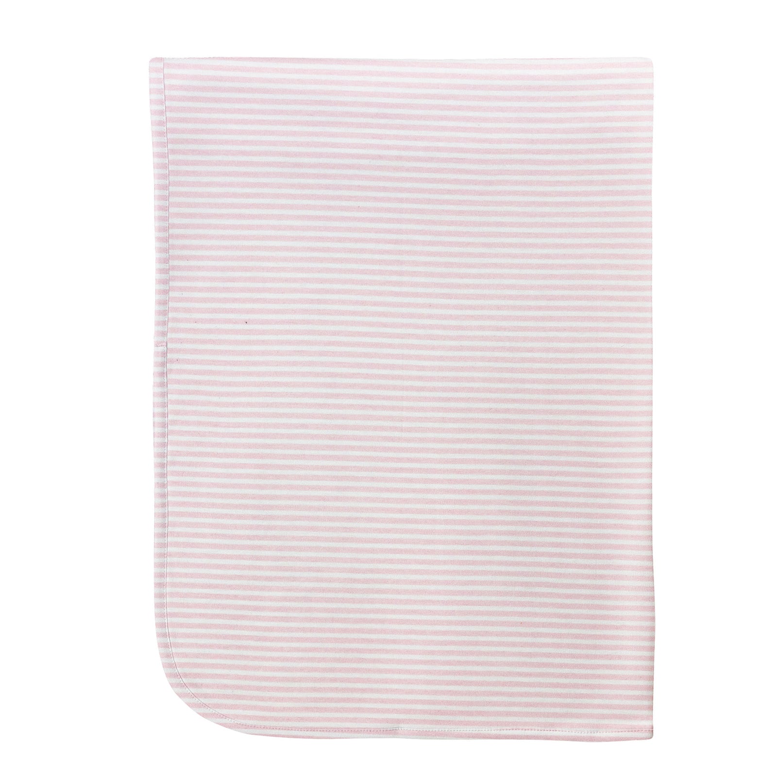 Pink Stripes Printed Receiving Blanket
