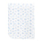 Tiny Baby Toys Printed Receiving Blanket, Blue