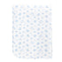 Tiny Baby Toys Printed Receiving Blanket, Blue