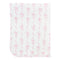 Baby Club Chic Coquette Bows Printed Pima Blanket with Ruffle