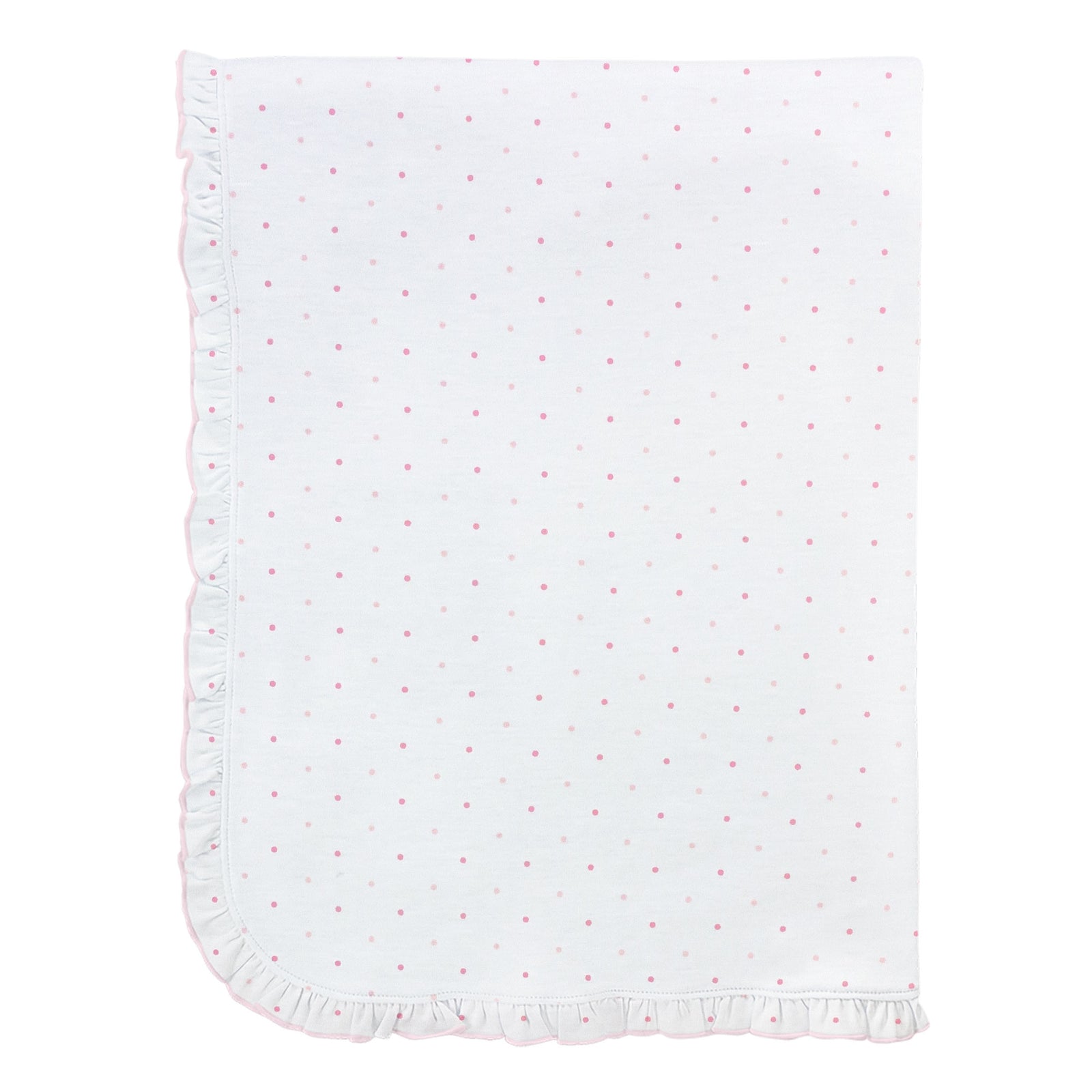 Baby Club Chic Pink Dots Blanket with Ruffle 30
