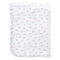 Tiny Pretty Bows Printed Receiving Blanket with Ruffles