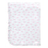 Tiny Pretty Bows Printed Receiving Blanket with Ruffles