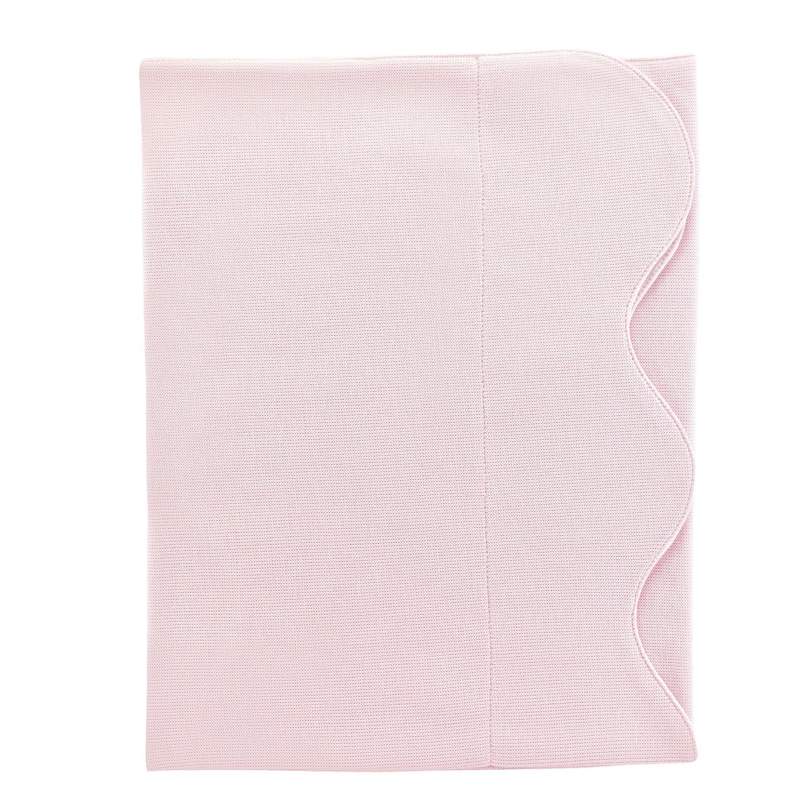 Baby Club Chic Pink Pima Jacquard Scallop Blanket