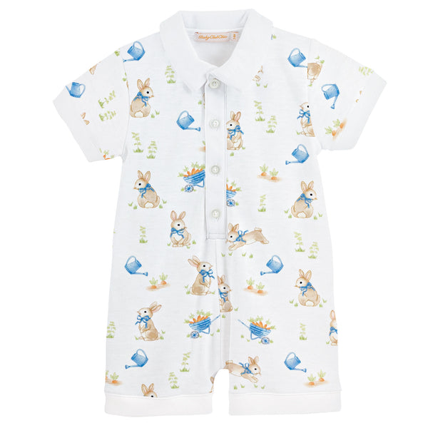 Bunny's Garden Collared Romper