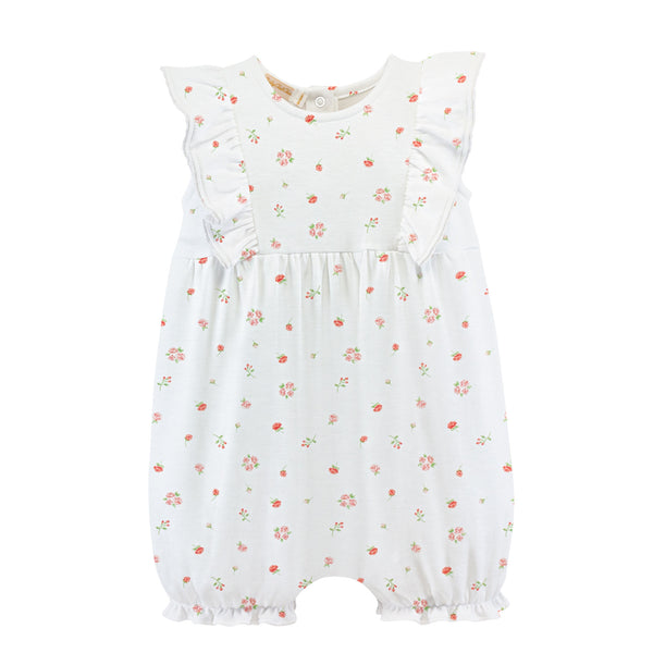 Rosebuds II Romper with Ruffles