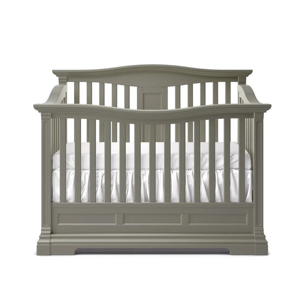Imperio Convertible Crib, Open Back Vintage Grey