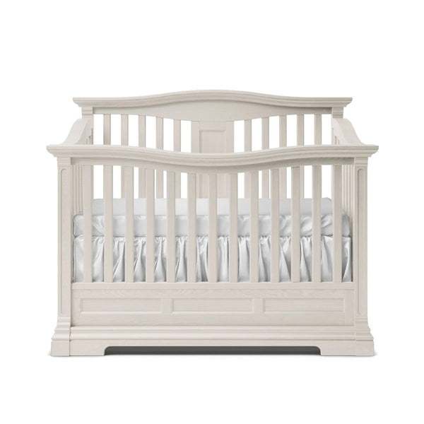 Imperio Convertible Crib, Open Back Washed White