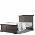 Imperio Full Bed, Solid Back Bruno Rosso