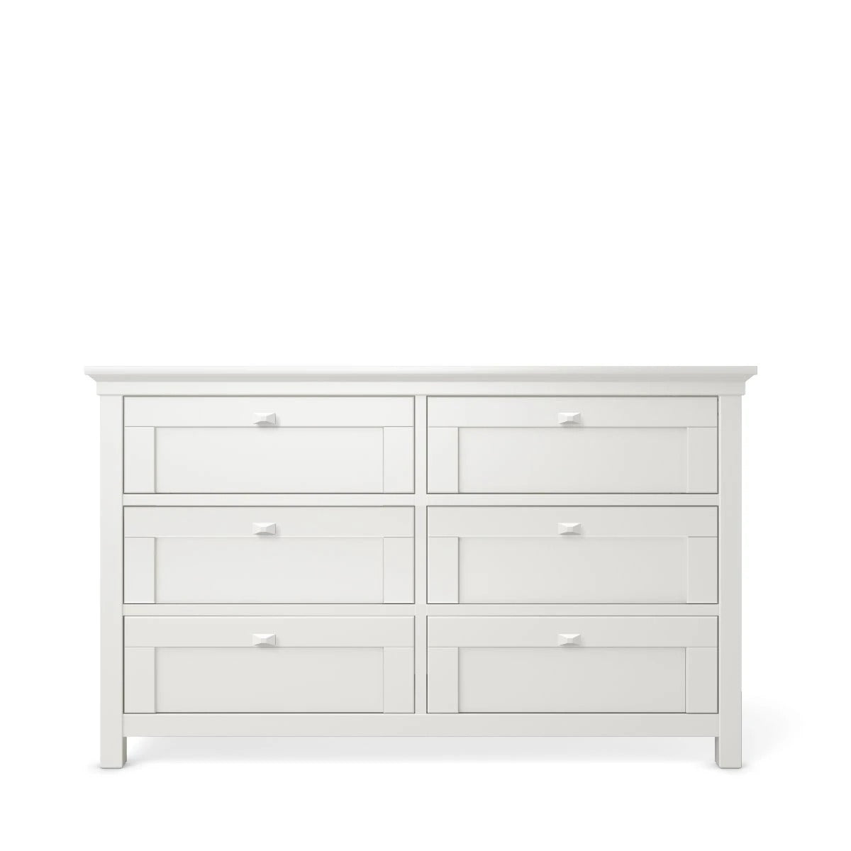 Double Dresser Solid White