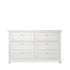 Double Dresser Solid White