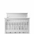 Convertible Crib Solid Back Solid White