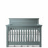 Convertible Crib Solid Back Washed Grey
