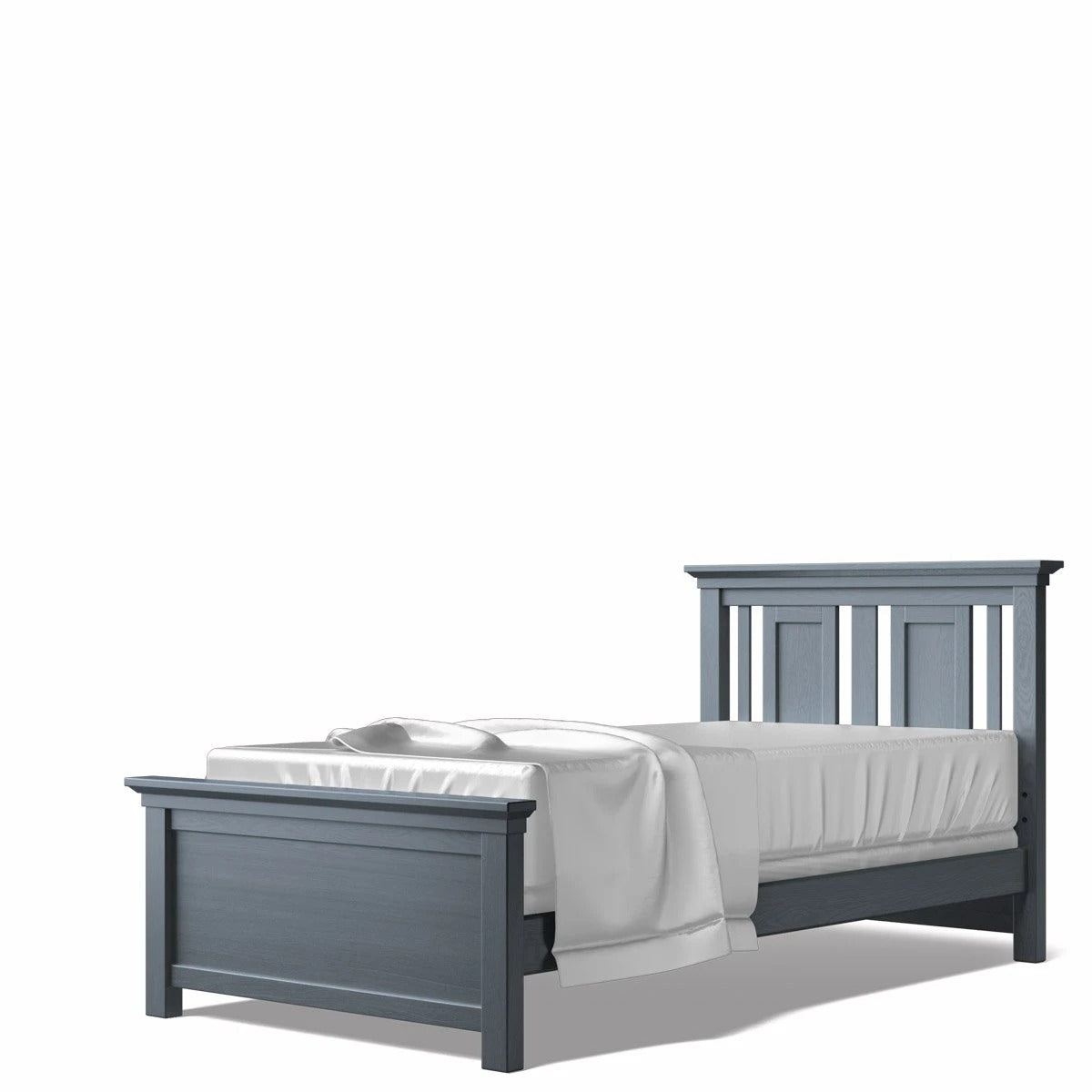 Twin Bed Washed Grey