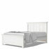 Full Bed Open Back Solid White