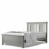 Full Bed Open Back Vintage Grey