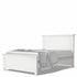 Full Bed Solid Back Solid White