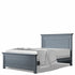 Full Bed Solid Back Washed Grey