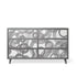 Double Dresser Argento and Washed Grey with Circle Laser Applique