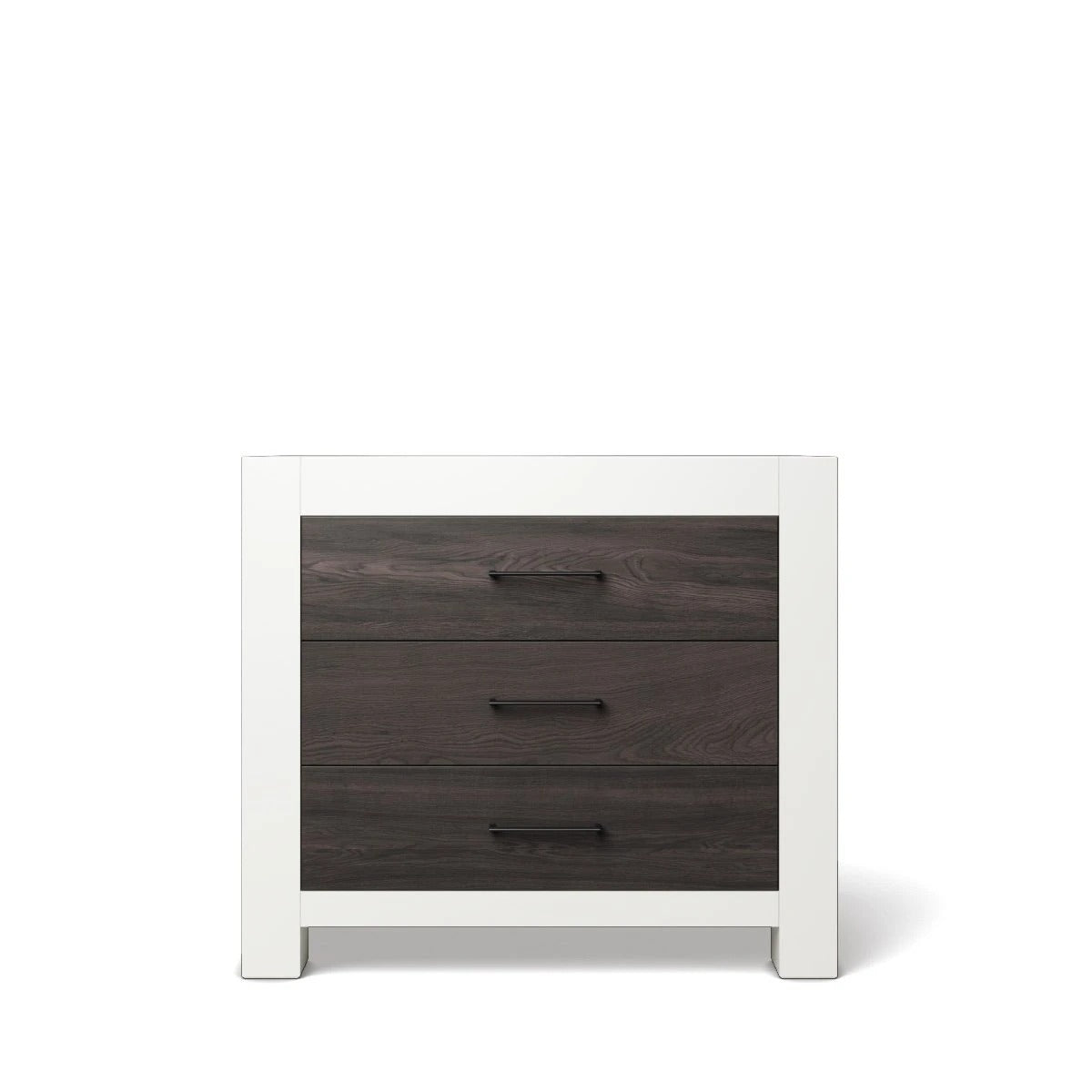 Single Dresser Solid White with Oil Grey