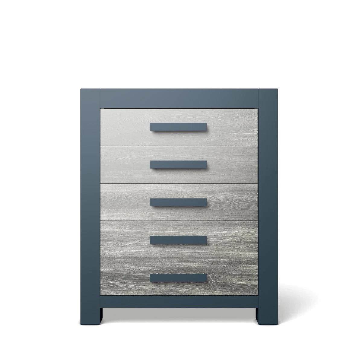 Tall Chest Navy with Silver Frost