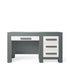 Desk Washed Grey with Solid White