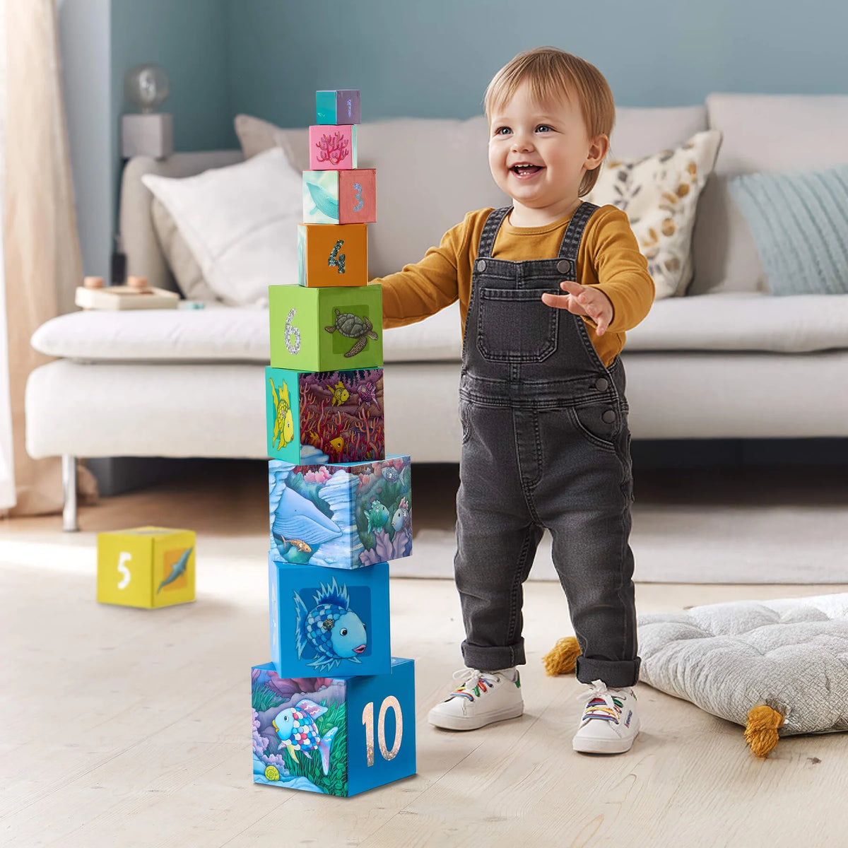 Haba Rainbow Fish Stacking & Nesting Cubes