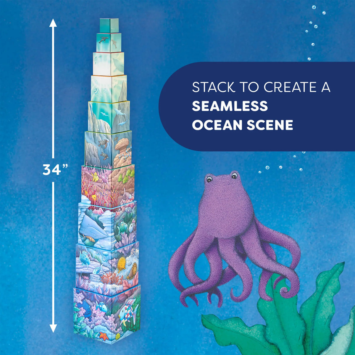 Haba Rainbow Fish Stacking & Nesting Cubes
