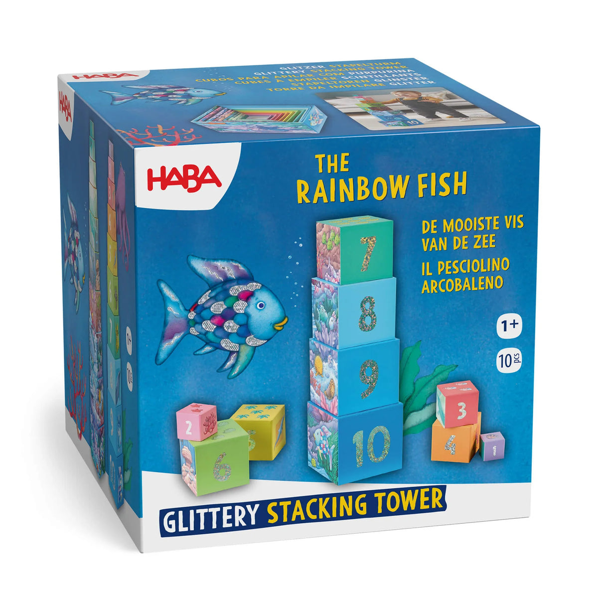 Haba Rainbow Fish Stacking & Nesting Cubes