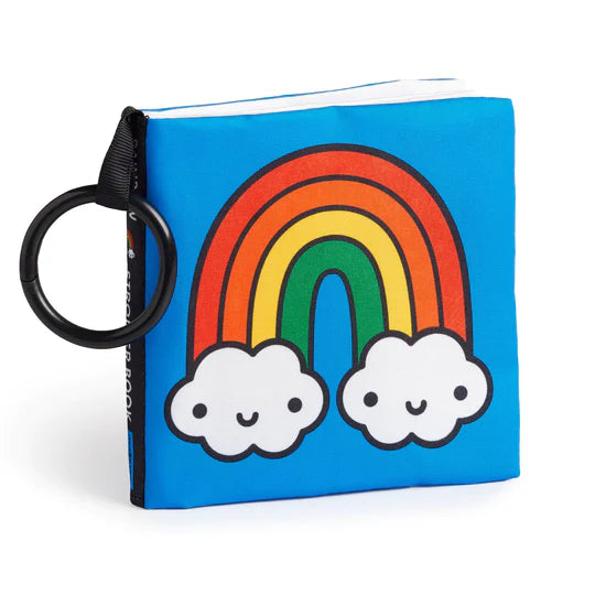 Chronicle Mudpuppy Rainbow World Crinkle Fabric Stroller Book