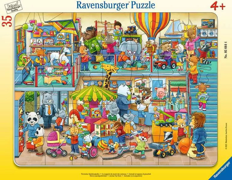 Ravensburger Children's Puzzle Animal Toy Store 35PC