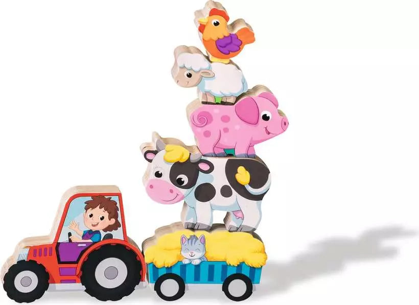 Ravensburger Magnetic Wooden Count & Play Puzzle: On the Farm