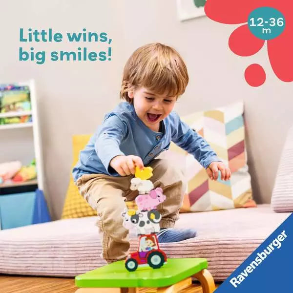 Ravensburger Magnetic Wooden Count & Play Puzzle: On the Farm