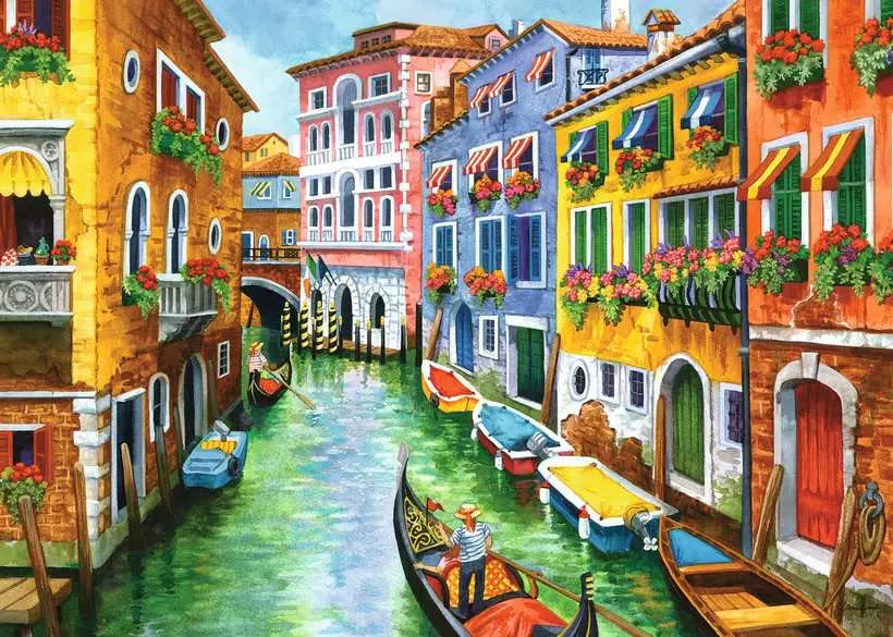 Ravensburger Nancy Wernersbach: Gondola Ride 300PC Puzzle