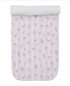 Ribbon Stripe Bouquet Burp Cloth