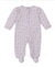 Ribbon Stripe Bouquet Zip Footie