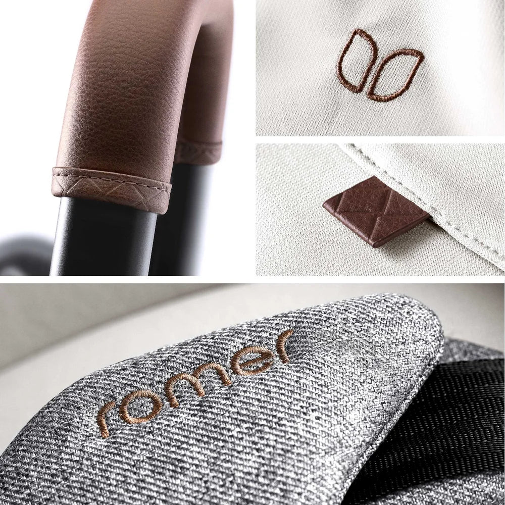Romer Juni Infant Car Seat with Versa Base, SecureLoc Technology, Luxury Cover, Pearl