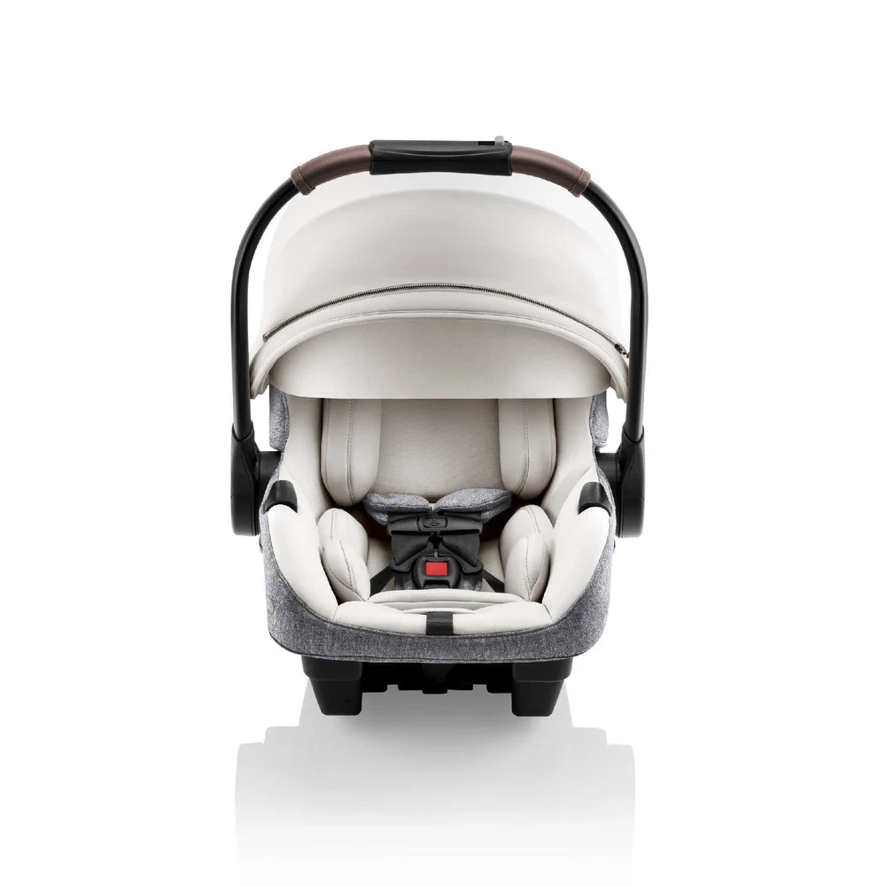Romer Juni Infant Car Seat with Versa Base, SecureLoc Technology, Luxury Cover, Pearl