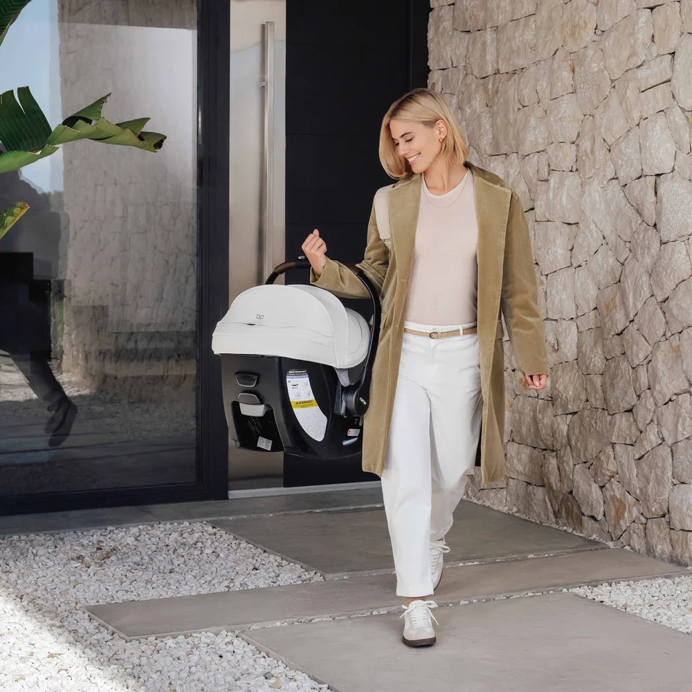 Romer Juni & Tura Travel System, Infant Car Seat & Stroller Set With Versa Base — Pearl