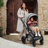 Romer Juni & Tura Travel System, Infant Car Seat & Stroller Set With Versa Base — Pearl